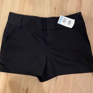 Black dress shorts